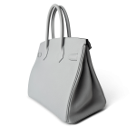 Hermes Birkin 30 Togo Blue Glacier Gold Plated T Stamp - Image 17