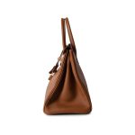 Birkin 30 Gold Courchevel Leather Gold Plated Hardware G Square Stamp - Image 3
