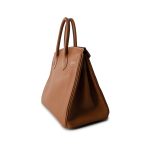 Birkin 30 Gold Courchevel Leather Gold Plated Hardware G Square Stamp - Image 6