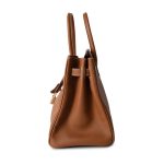 Birkin 30 Gold Courchevel Leather Gold Plated Hardware G Square Stamp - Image 16