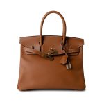 Birkin 30 Gold Courchevel Leather Gold Plated Hardware G Square Stamp - Image 12
