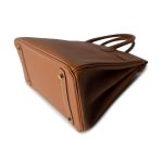 Birkin 30 Gold Courchevel Leather Gold Plated Hardware G Square Stamp - Image 11
