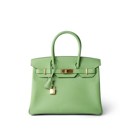 Birkin 30 Vert Criquet Veau Epsom Gold Plated Hardware