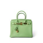 Birkin 30 Vert Criquet Veau Epsom Gold Plated Hardware - Image 3