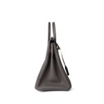 Birkin 25 Gris Etain Palladium Plated  C Stamp - Image 2