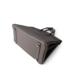 Birkin 25 Gris Etain Palladium Plated  C Stamp - Image 10