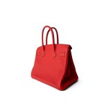 Birkin 30 Rouge de Coeur Togo Gold Plated D Stamp - Image 15