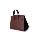 Birkin Sellier 25 Rouge H Veau Madame Leather Gold Plated Z Stamp - Image 18