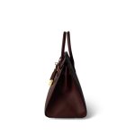 Birkin Sellier 25 Rouge H Veau Madame Leather Gold Plated Z Stamp - Image 19