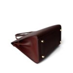 Birkin Sellier 25 Rouge H Veau Madame Leather Gold Plated Z Stamp - Image 5