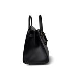 Birkin Sellier 25 Black Veau Epsom Leather Gold Plated Hardware Z Stamp - Image 12