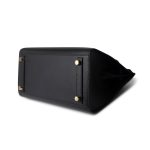 Birkin Sellier 25 Black Veau Epsom Leather Gold Plated Hardware Z Stamp - Image 14