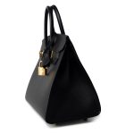 Birkin Sellier 25 Black Veau Epsom Leather Gold Plated Hardware Z Stamp - Image 21