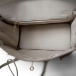 Birkin 25 Craie Togo Rose Gold Plated Z Stamp - Image 18
