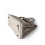 Birkin 25 Craie Togo Rose Gold Plated Z Stamp - Image 16