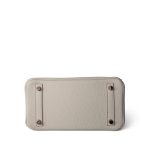 Birkin 25 Craie Togo Rose Gold Plated Z Stamp - Image 15