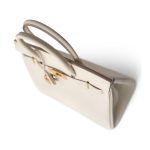 Birkin 30 Craie Veau Epsom Gold Plated C Stamp - Image 10