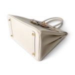 Birkin 30 Craie Veau Epsom Gold Plated C Stamp - Image 12