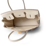 Birkin 30 Craie Veau Epsom Gold Plated C Stamp - Image 17