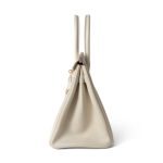 Birkin 30 Craie Veau Epsom Gold Plated C Stamp - Image 4