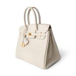 Birkin 30 Craie Veau Epsom Gold Plated C Stamp - Image 2