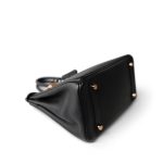 Birkin 25 Black Togo Rose Gold Plated Y Stamp - Image 4