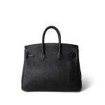 Birkin 25 Black Togo Rose Gold Plated Y Stamp - Image 10