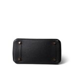 Birkin 25 Black Togo Rose Gold Plated Y Stamp - Image 7