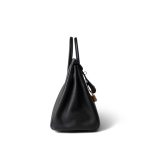 Birkin 25 Black Togo Rose Gold Plated Y Stamp - Image 3