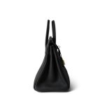 Birkin 25 Noir Black Veau Togo Leather Gold Hardware - Image 10