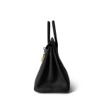 Birkin 25 Noir Black Veau Togo Leather Gold Hardware - Image 12