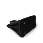 Birkin 25 Noir Black Veau Togo Leather Gold Hardware - Image 19