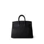Birkin 25 Noir Veau Togo Gold Plated Z Stamp - Image 2