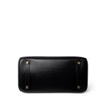 Birkin 30 Black Box Calfskin Gold Plated G Square Stamp - Image 15