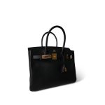 Birkin 30 Black Epsom Gold Plated Z Stamp - Image 10