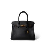 Birkin 30 Black Epsom Gold Plated Z Stamp