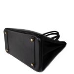 Birkin 30 Black Noir Vachette Ardennes Gold Plated Hardware - Image 3