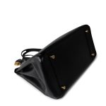 Birkin 30 Black Noir Vachette Ardennes Gold Plated Hardware - Image 4