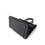 Birkin 30 Noir Togo Rose Gold Plated Hardware D Stamp - Image 6