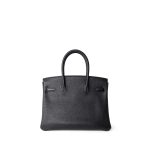 Birkin 30 Noir Togo Rose Gold Plated Hardware D Stamp - Image 3