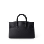 Birkin Sellier 15 Black Epsom Palladium Plated O Stamp - Image 8