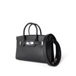 Birkin Sellier 15 Black Epsom Palladium Plated O Stamp - Image 5