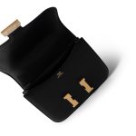 Constance 18 Black Box Calfskin Gold Plated A Stamp - Image 8