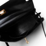 Kelly 28 Black Box Calfskin Gold Plated (H) Stamp - Image 10