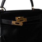 Kelly 28 Black Box Calfskin Gold Plated (H) Stamp - Image 11