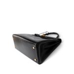 Kelly 28 Black Box Calfskin Gold Plated (H) Stamp - Image 3