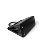 Kelly 28 Black Box Calfskin Gold Plated (H) Stamp - Image 5