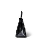 Kelly 28 Black Box Calfskin Gold Plated (H) Stamp - Image 8