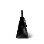 Kelly 28 Black Box Calfskin Gold Plated - Image 7