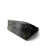 Kelly 28 Black Box Calfskin Gold Plated - Image 9